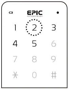 Epic Systems ES F300D Digital Door Lock - two