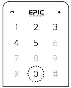 Epic Systems ES F300D Digital Door Lock - zero