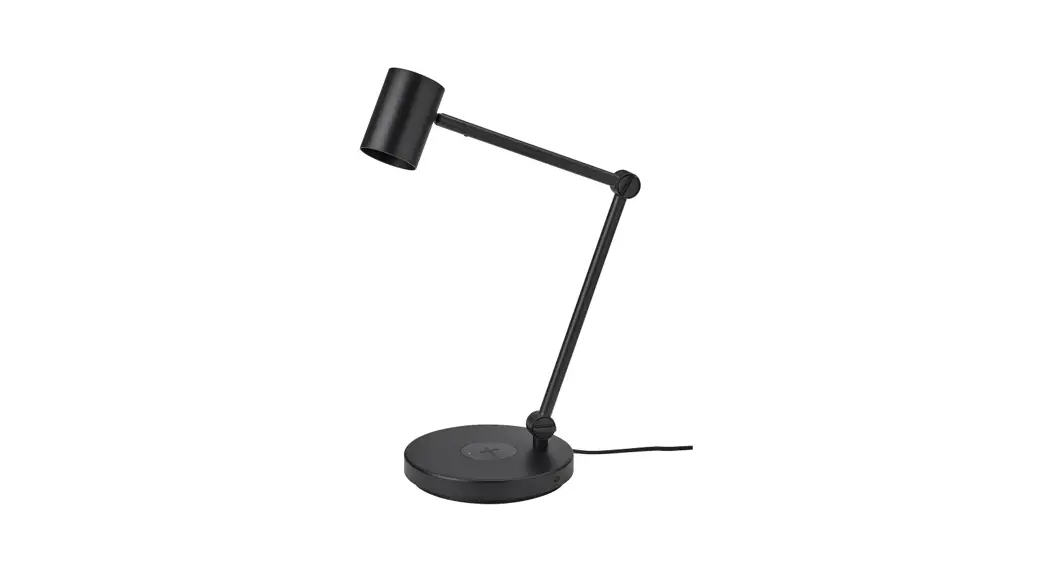 Ikea Nymane Work Lamp With Charging Led Bulb Anthracite Instructions
