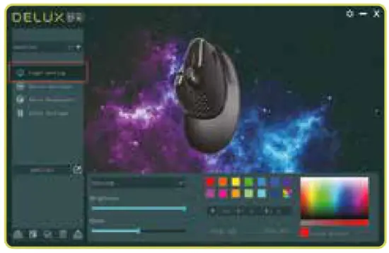 DELUX M618XSD Seeker Wireless Ergonomic Vertical Mouse - fig 4