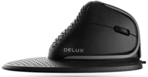 DELUX M618XSD Seeker Wireless Ergonomic Vertical Mouse