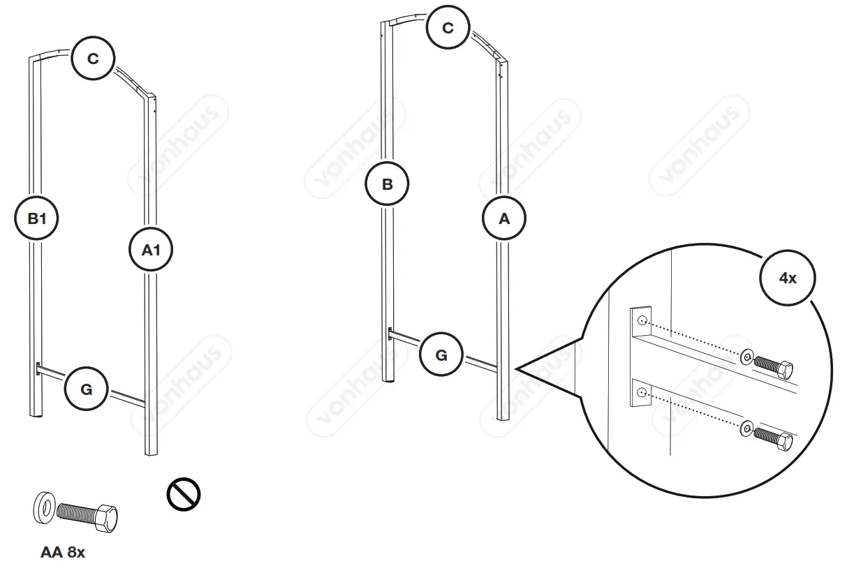VonHaus 2500380 Outdoor Fireplace - fig