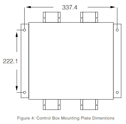 i G3N E Wall Lithium Lifepo4 Battery - Control Box Mounting
