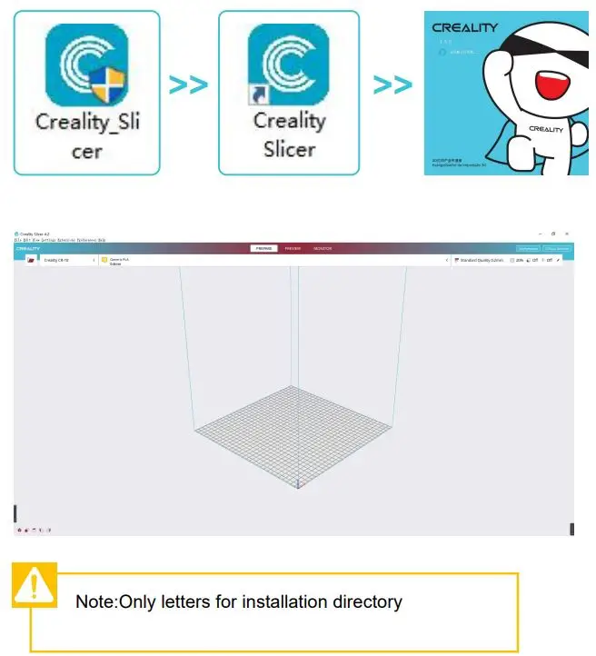 Creality CR-1000 Pro 3D Printer User Manual - Double click to install the software