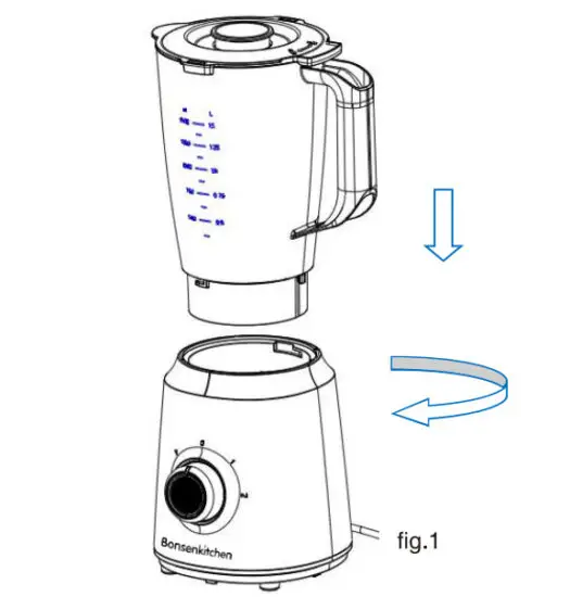 Bonsenkitchen BL8001 Smoothie Blenders - figure 2