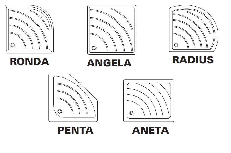RAVAK A004401320 Kaskada Shower Tray fig 1