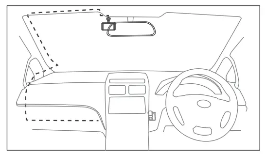 YAMDROK VIEW 1 Car Dash Camera - Product Installation 2
