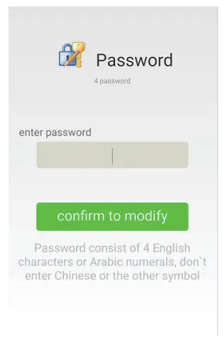 Modifying the Password