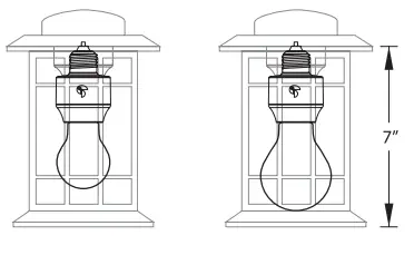 Light fixture with socket