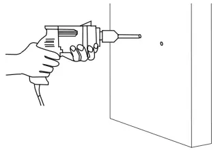 Remove and flip plate to removeDrill holes for screws placement.