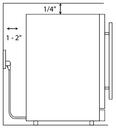 Avallon-AFR152SSLH-Freezerless-Refrigerator-1-Door-in-Stainless-Steel-fig-2