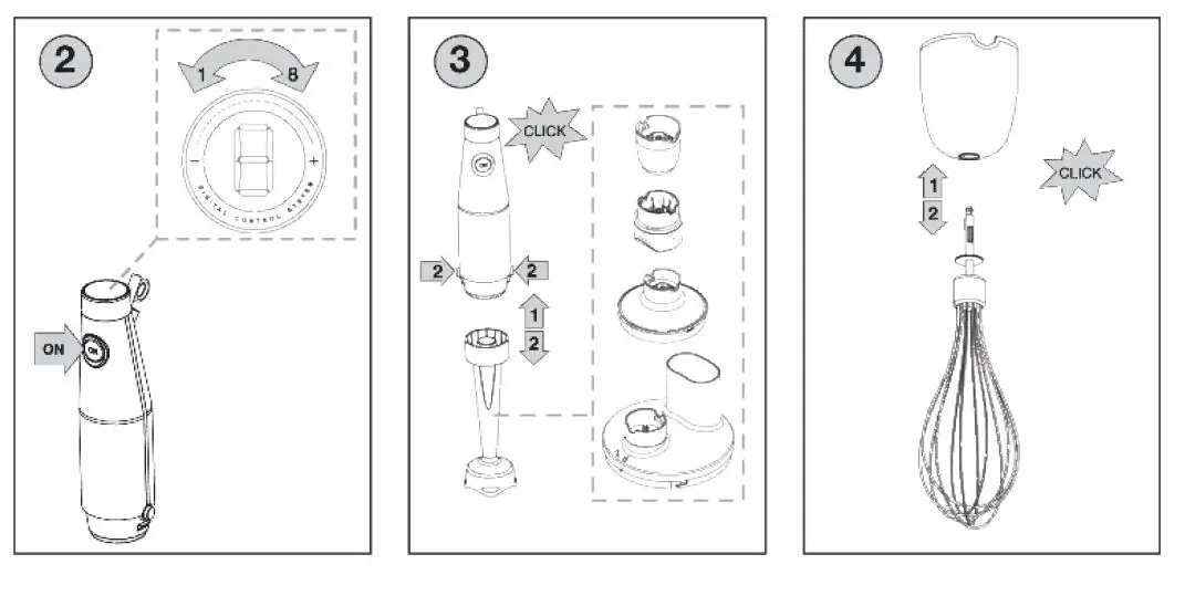eta 3016 Cabero Electric Blender with Accessories 2