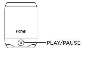 iHome iBT800 PLAYGLOW MINI Waterproof Portable Speaker FIG 2