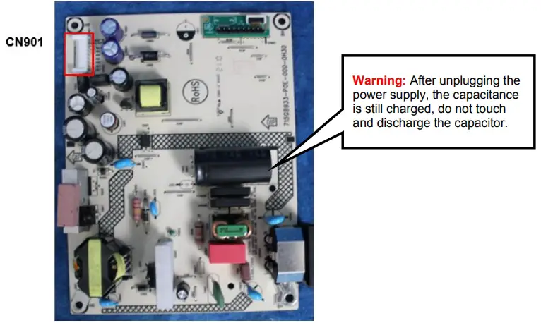 Remove the power board