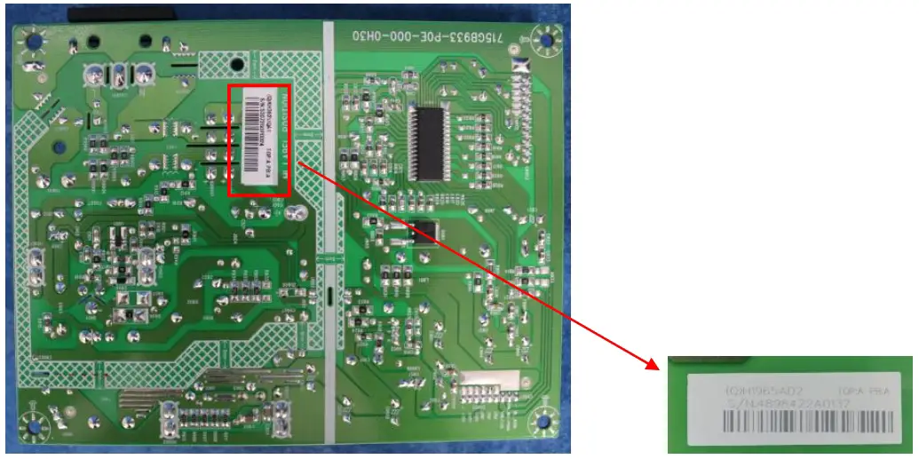 Remove the power board