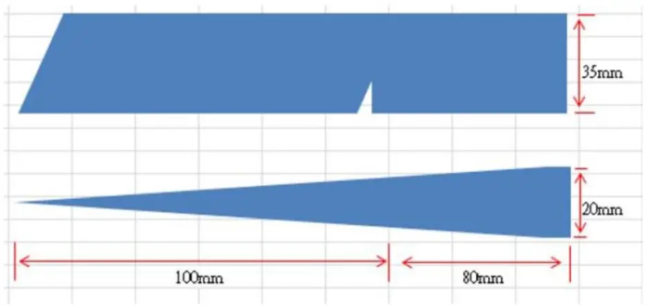 Scraper bar Dimension
