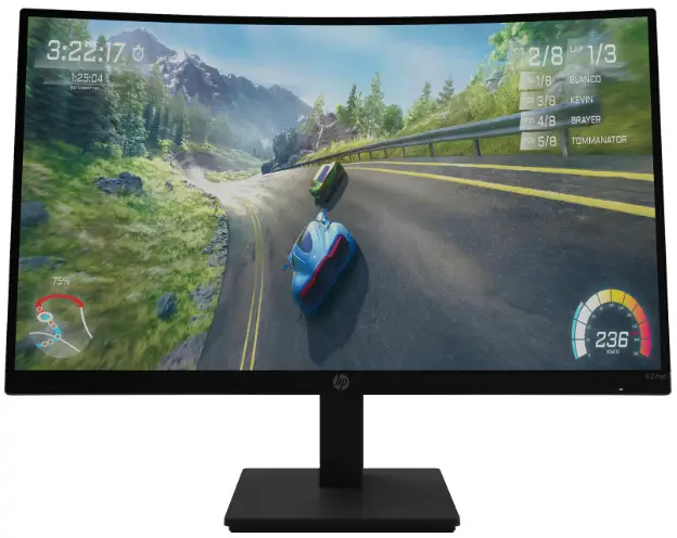 hp X27c 27 Inch Curved FHD 1ms 165Hz Gaming Monitor