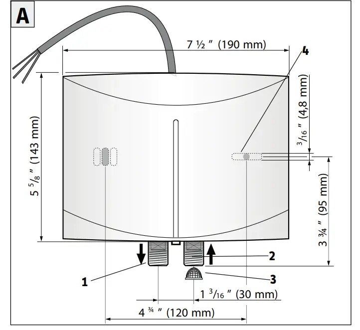 STIEBEL ELTRON Mini 2-1 Tankless Electric Water Heater-FIG 6