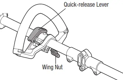 EGO AQH15EGO AQH1500 Quick-Adjust String Trimmer Handle - FIG 300 Quick-Adjust String Trimmer Handle - FIG 3