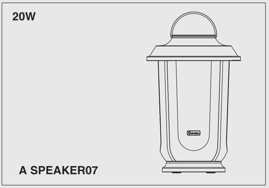 ONFORU A SPEAKER07 RGB Wireless Speaker - fig