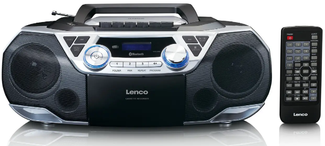 Lenco SCD 720 Portable Boombox with DAB FM Radio Bluetooth