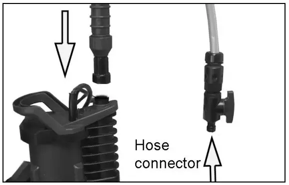 Clarke CWBP300 Submersible Water Butt Pump Instruction Manual - ATTACHING THE TUBE AND HOSE
