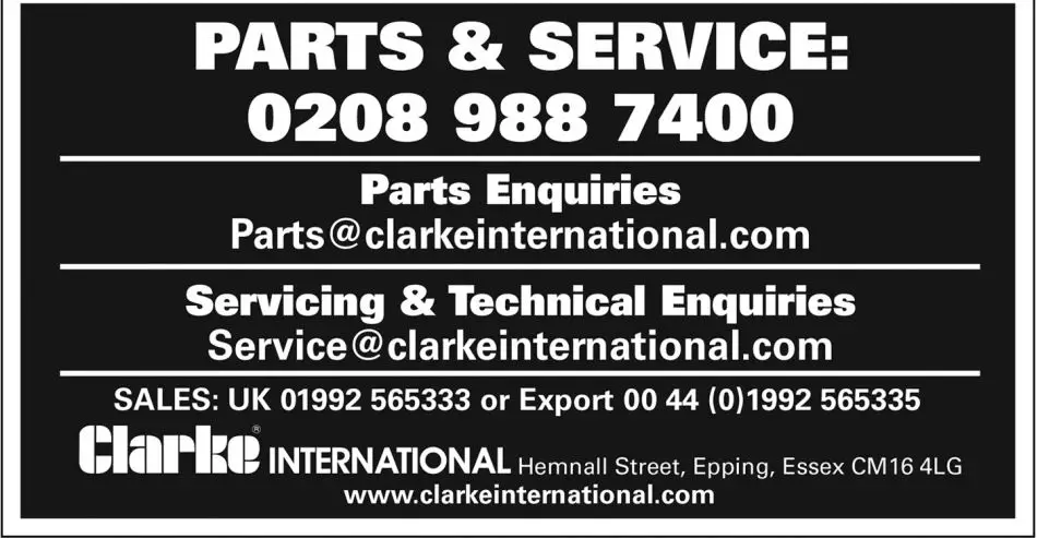 Clarke CWBP300 Submersible Water Butt Pump Instruction Manual - Others Product