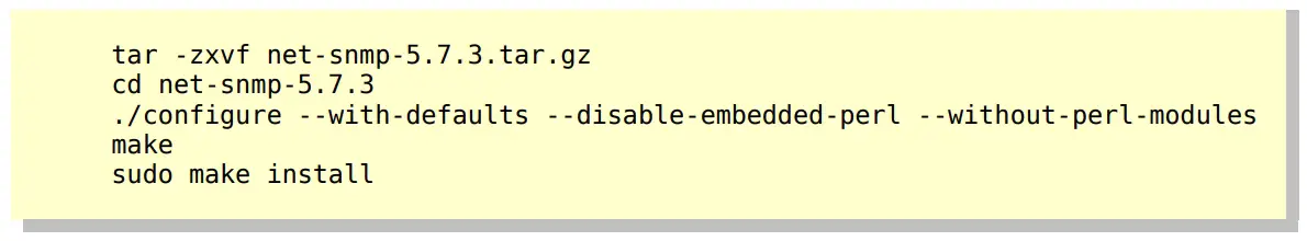 Building SNMP support