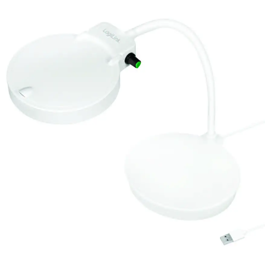 Logilink Wz0067 Magnifying Desk Glass Lamp Instruction Manual