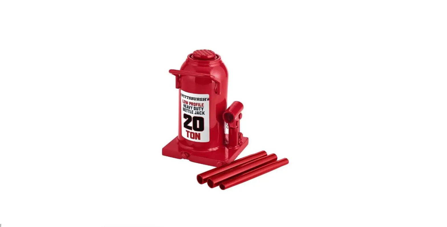 Pittsburgh 56735 20 Ton Hydraulic Low Profile Heavy Duty Bottle Jack Owner's Manual Pittsburgh 56735 20 Ton Hydraulic Low Profile Heavy Duty Bottle Jack Owner's Manual