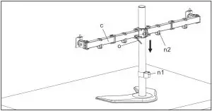 FIG 8 Install Arm to the Pole