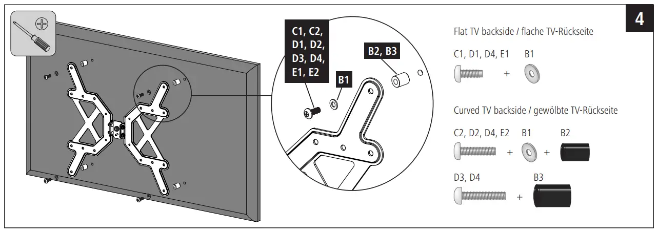 Mounting instruction