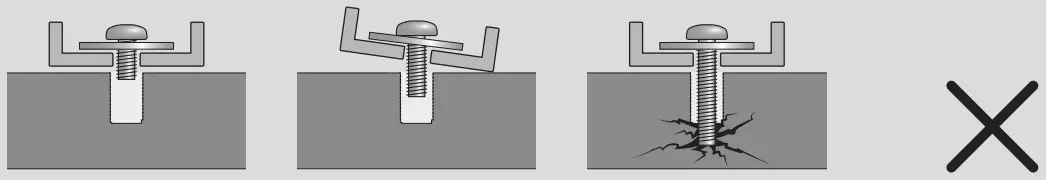 hama 00118060 TV Wall Bracket Instruction Manual Mounting instruction