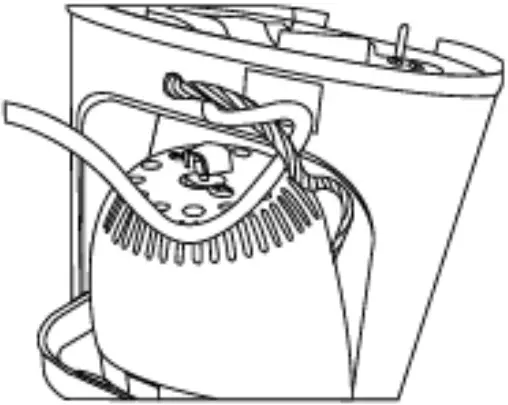 KDK M40R Electric Fan - Warning