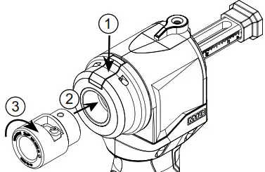 milwaukee M18 BCS M18 CABLE STRIPPER - cSetting the Depth Gauge