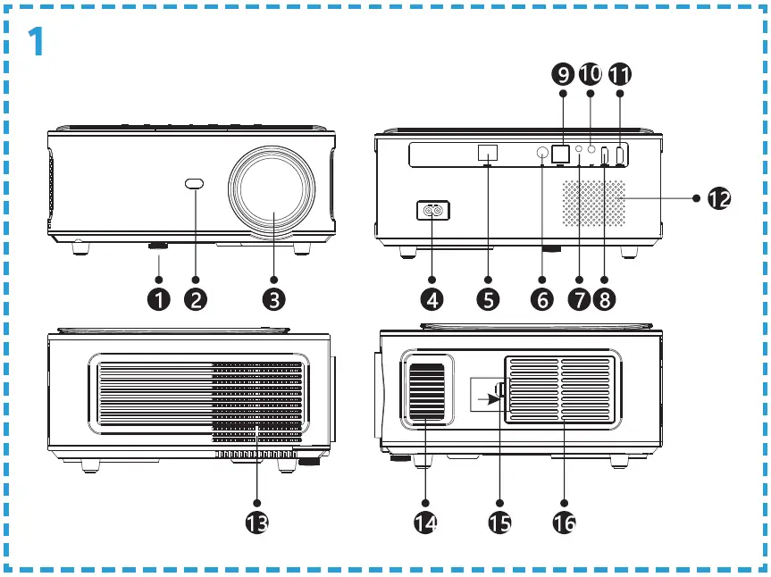 OVERMAX Multipic 5.1 Smart Projector fig 1