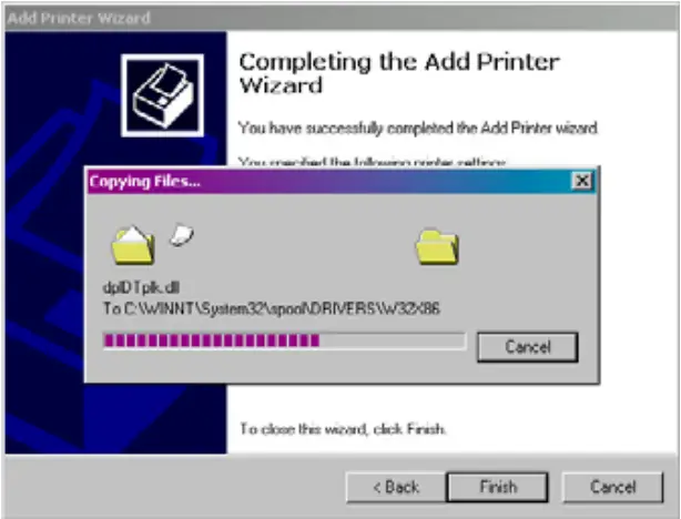 DMXrfNet III - Installing the Printer Driver 18