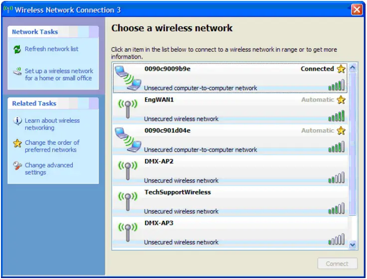 DMXrfNet III - Network Card Setup 4