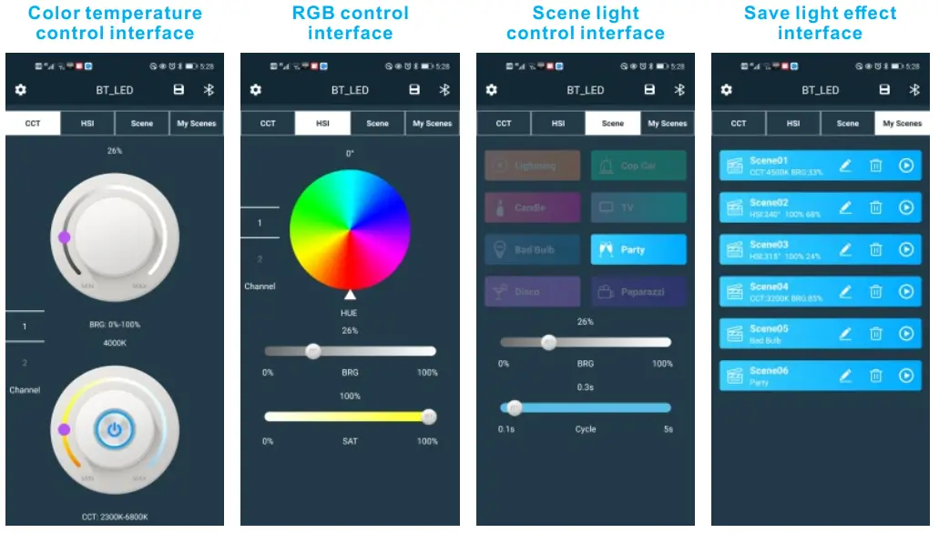 GVM BD60 RGB LED Tube Wand Light - Figure 5