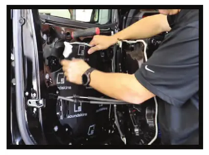 soundskins SSK GLDTR4DR 4 Door Sound Deadening Pack - microfiber