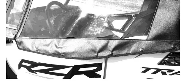 FALCON RIDGE PO-RZR-TRS-SDK01 Polaris RZR Trail S Soft Door Kit - Figure 5