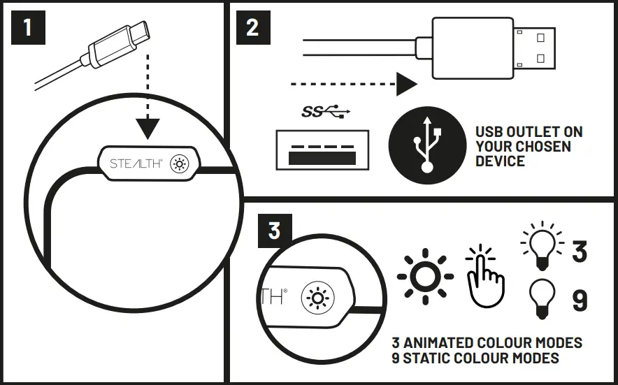 STEALTH GAMING 4 In 1 Light Up Gaming Bundle - Fig 12