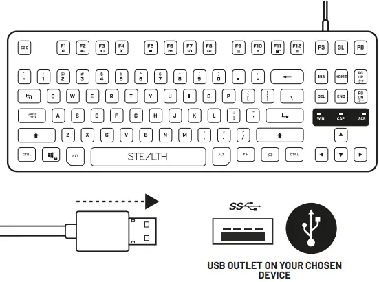 STEALTH GAMING 4 In 1 Light Up Gaming Bundle - Fig 7
