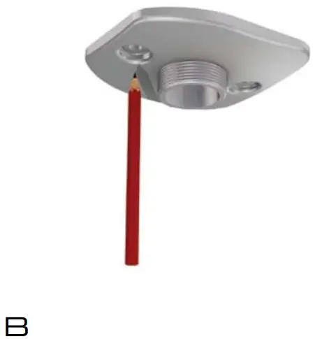 SALAMANDER DESIGNS Luna Ceiling 200 Projector - Bracket 1