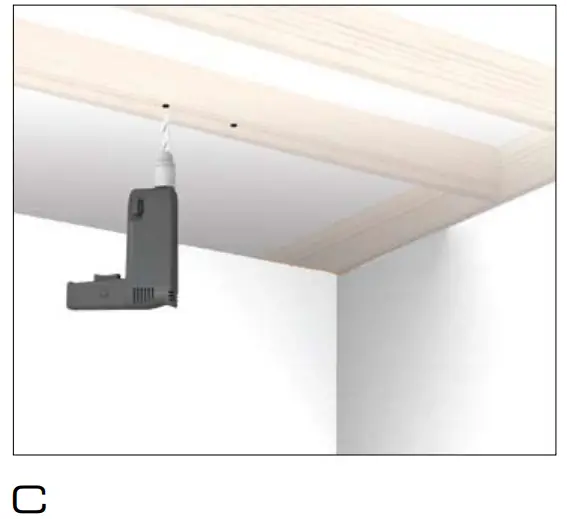 SALAMANDER DESIGNS Luna Ceiling 200 Projector - Bracket 2