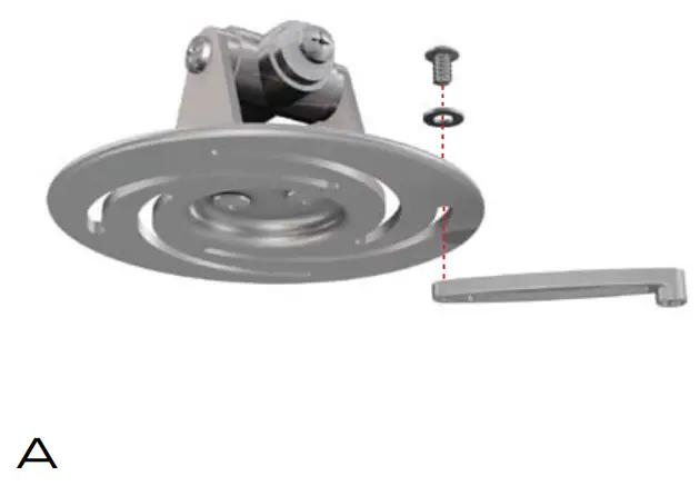 SALAMANDER DESIGNS Luna Ceiling 200 Projector - Bracket 5