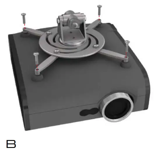 SALAMANDER DESIGNS Luna Ceiling 200 Projector - Bracket 6