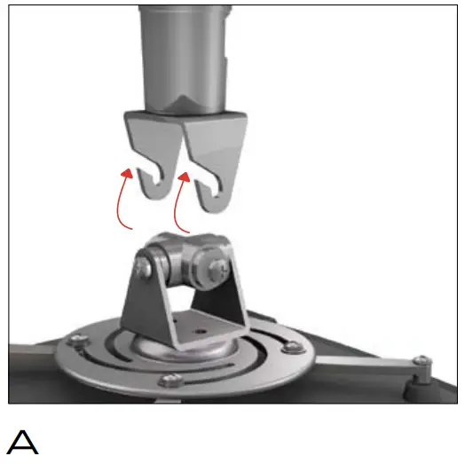 SALAMANDER DESIGNS Luna Ceiling 200 Projector - Mount Hook