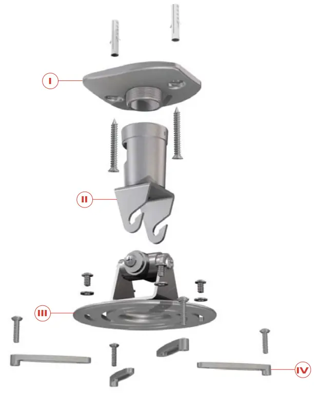 SALAMANDER DESIGNS Luna Ceiling 200 Projector - PARTS