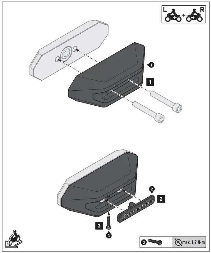 SW-MOTECH STP.11.590.10501-B Crush Pads - 14
